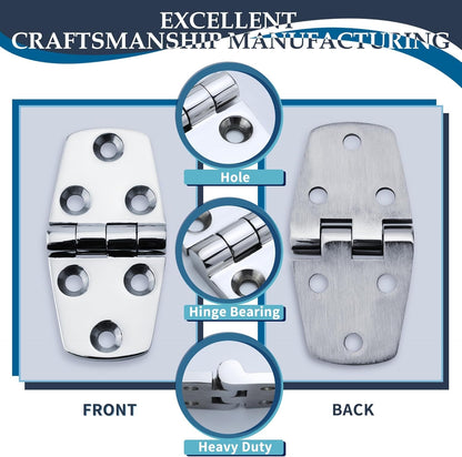 SHENGHUISS Marine Grade 316 Stainless Steel Boat Hatch Hinges - Tampa Home & Garden Store