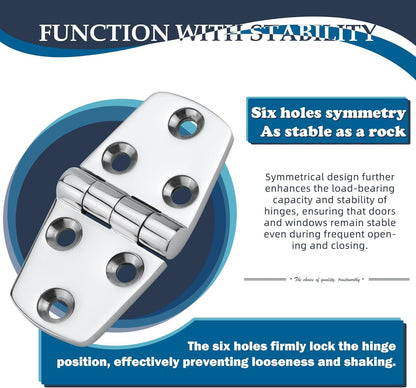 SHENGHUISS Marine Grade 316 Stainless Steel Boat Hatch Hinges - Tampa Home & Garden Store