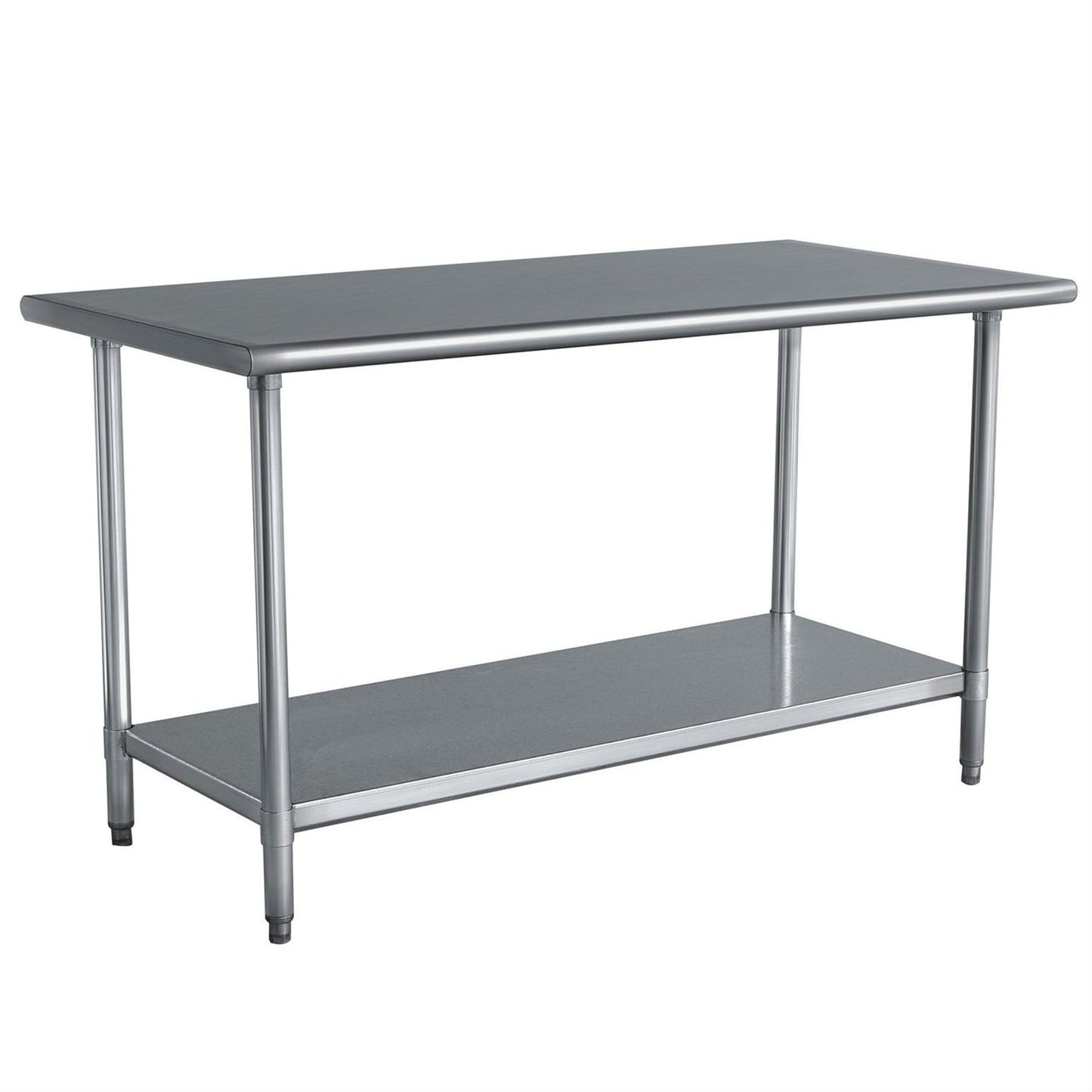Mesa de trabajo de acero inoxidable Mesa de trabajo alta de preparación 24 x 48 pulgadas