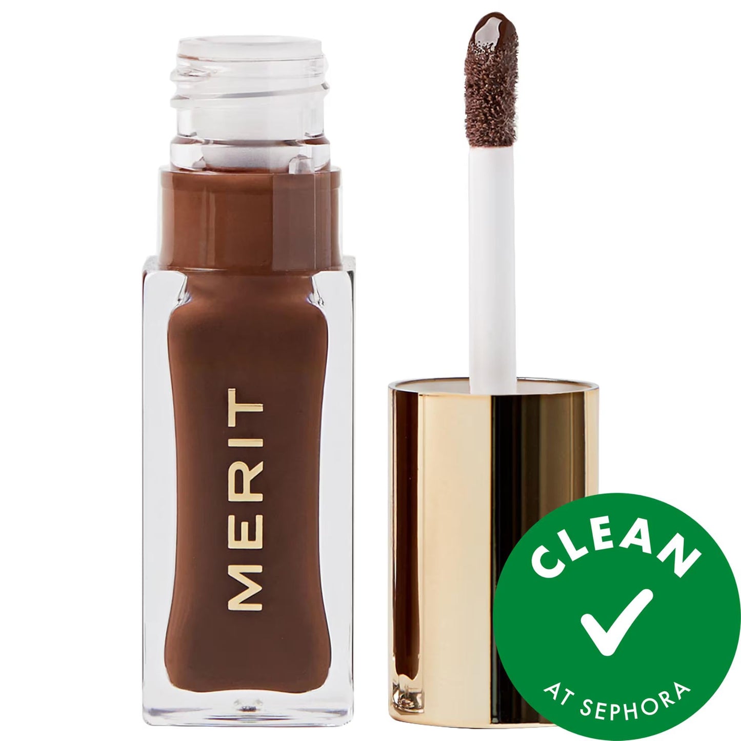 Lip gloss Beauty Care Bag Shade Slick Classic Hydrating Tinted Lip Oil in brown shade with wand applicator on Tampa Home & Garden Store