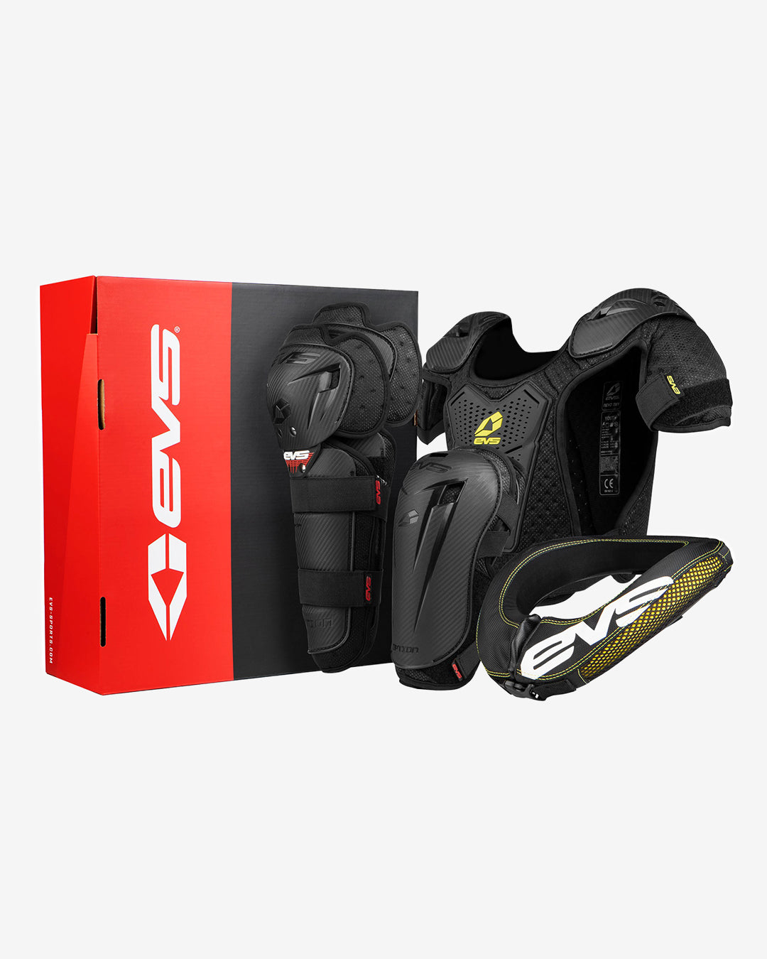 Slam Combo Plus EVS Sports protective gear set with chest protector and elbow/knee guards on Tampa Home & Garden Store