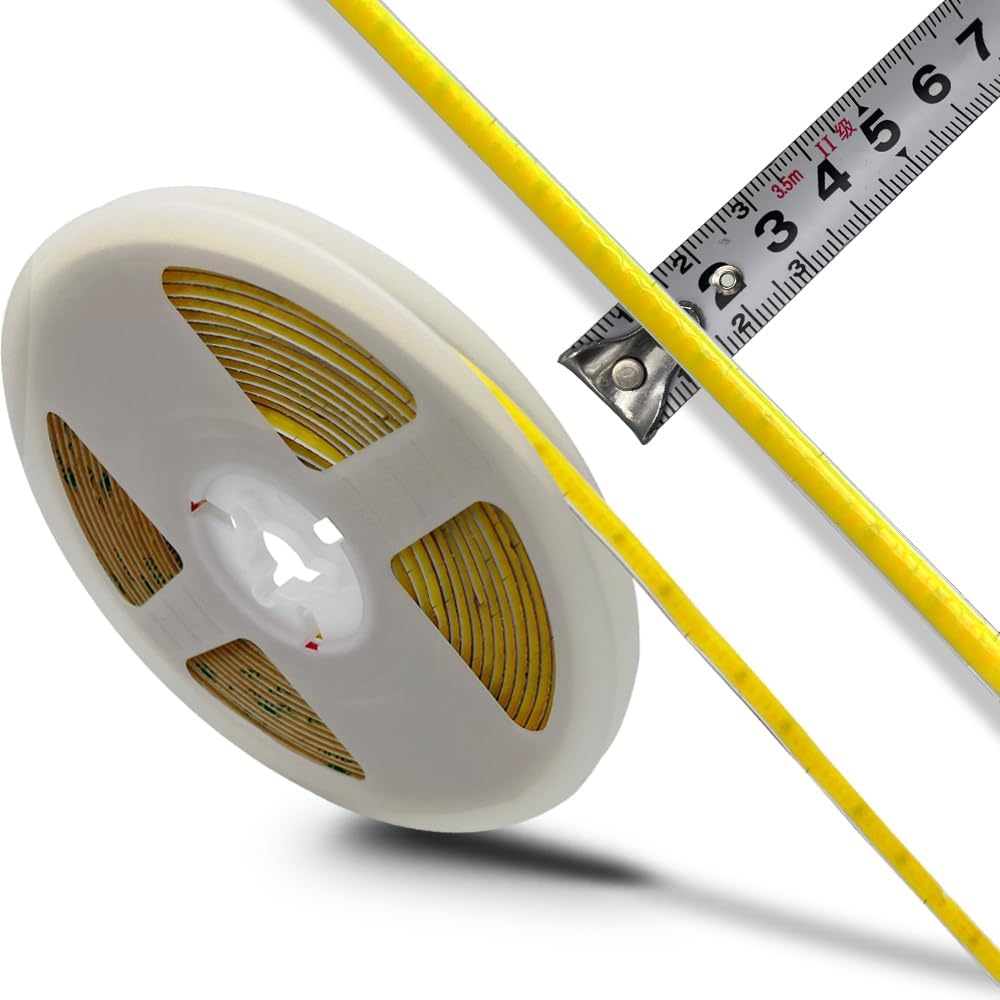 SLD07 Dotless Linear LED Tunable CCT (2700K-6500K) COB Strip Lights Low Voltage DC24V Tape Light - Tampa Home & Garden Store