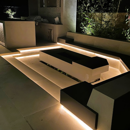 SLD08 Dotless COB Linear LED Strip Light 12V/24V AC 0.75W/ft IP67 Outdoor Rated Dimmable Low Voltage Tape Light - Tampa soil911.com