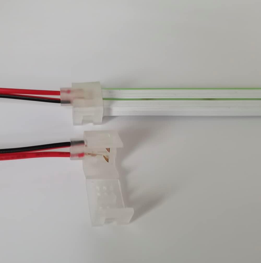 SLN 10 Pack Solderless Strip to Wire Connectors for 6x12mm Strip Light Neon - Tampa soil911.com