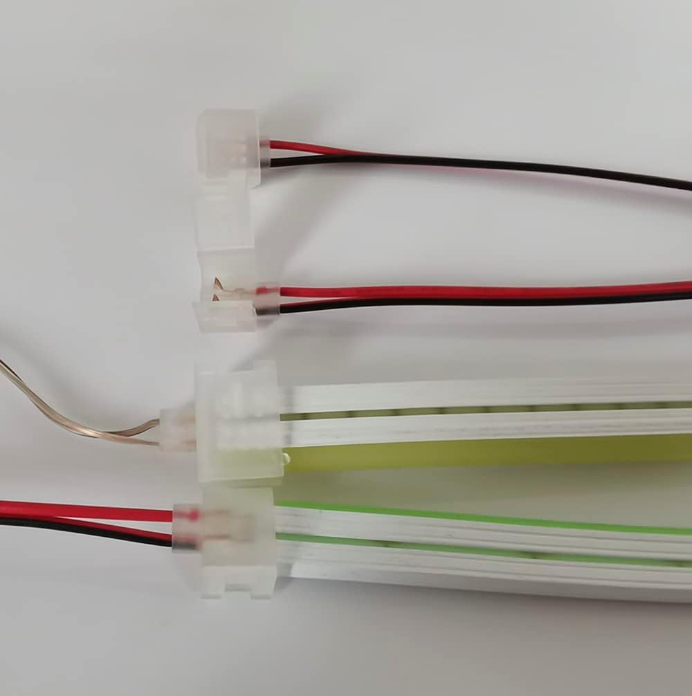 SLN 10 Pack Solderless Strip to Wire Connectors for 6x12mm Strip Light Neon - Tampa soil911.com