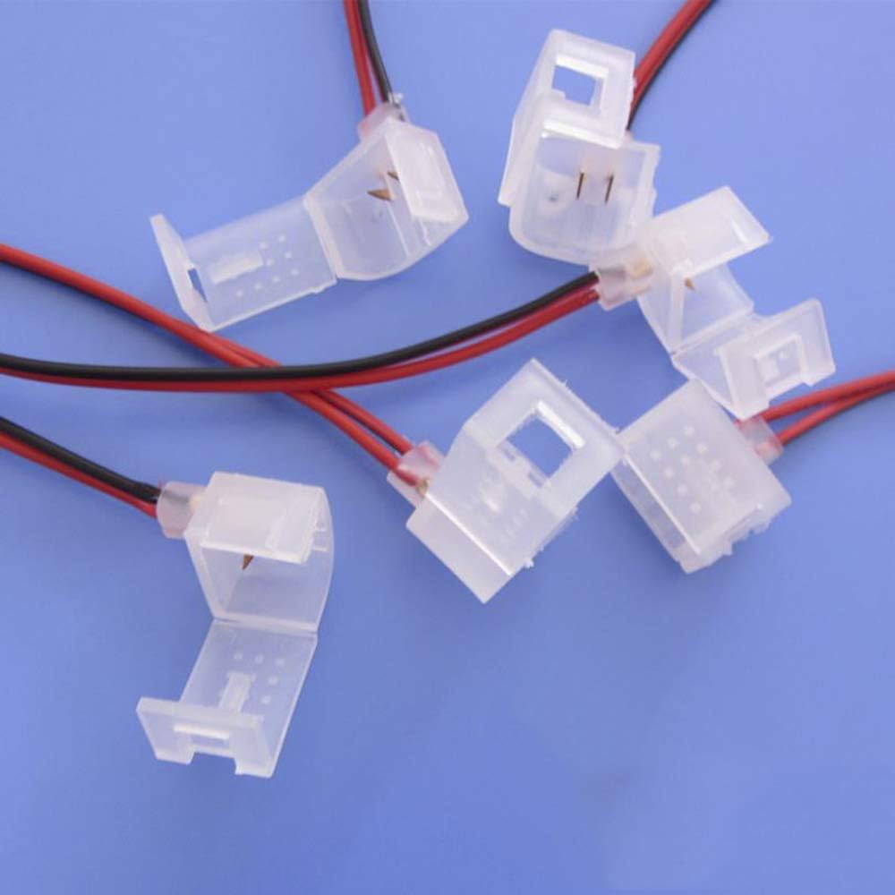 SLN 10 Pack Solderless Strip to Wire Connectors for 6x12mm Strip Light Neon - Tampa soil911.com