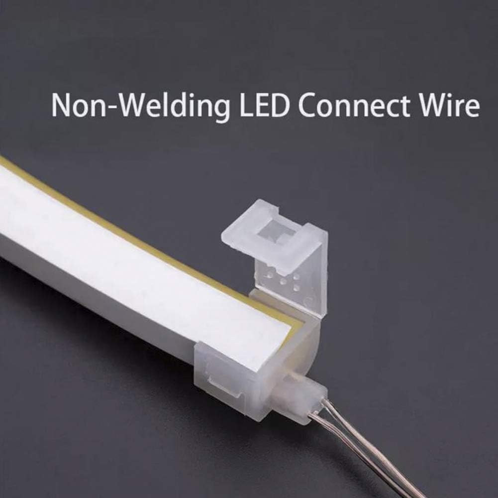 SLN 10 Pack Solderless Strip to Wire Connectors for 6x12mm Strip Light Neon - Tampa soil911.com