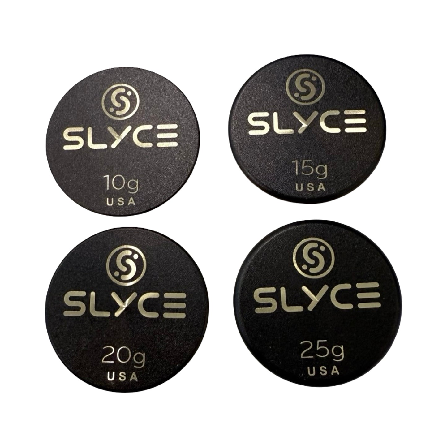 SLYCE SpeedCoins Black Edition - Pickleball Paddle Handle Weights - Tampa Home & Garden Store