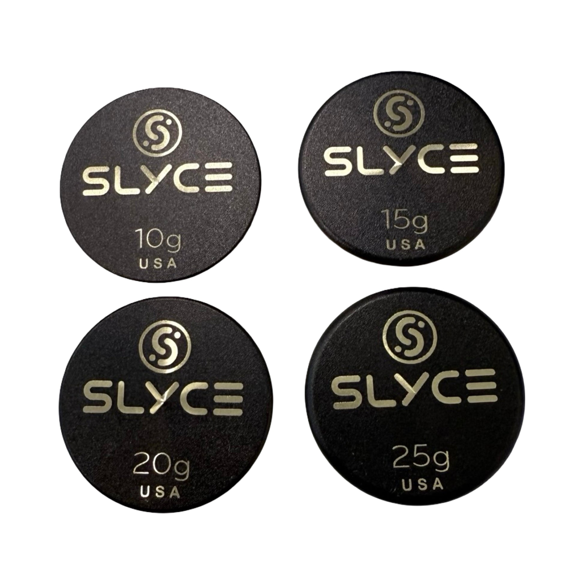 SLYCE SpeedCoins Black Edition - Pickleball Paddle Handle Weights - Tampa Home & Garden Store