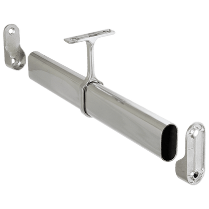 SM09 Wardrobe Rail Center Support Bracket Oval Closet Rod Pair Accessories - Tampa soil911.com