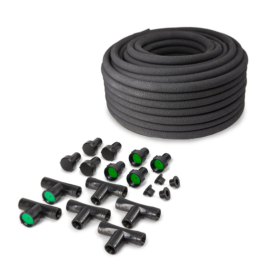 100 ft x 3/8" Garden Soaker Hose Kit 22045 - Tampa Home & Garden Store