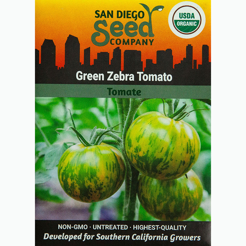 Green Zebra Tomato Seeds (Organic) - Tampa soil911.com