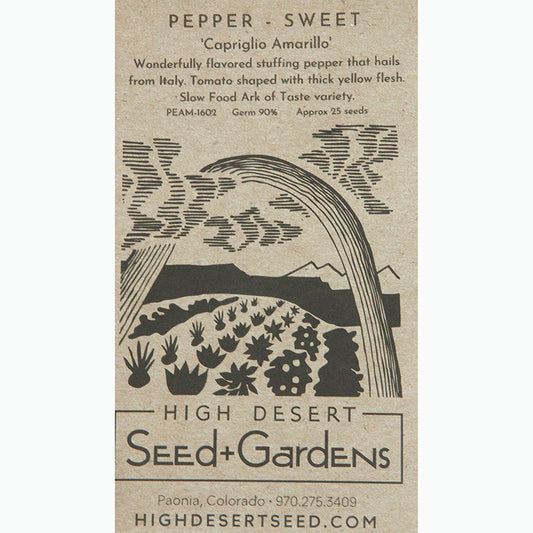 Capriglio Amarillo Sweet Pepper Seeds