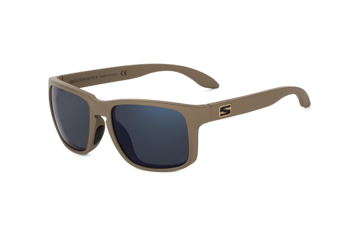 Decoy Coyote Tan sunglasses by Skeleton Optics with tan frame and dark lenses on Tampa Home & Garden Store