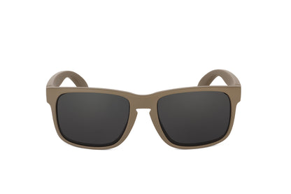 Decoy Coyote Tan sunglasses by Skeleton Optics, tan frames with dark lenses on Tampa Home & Garden Store