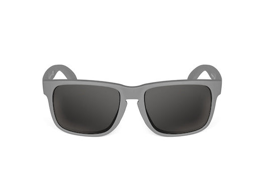 Decoy Wolf Gray sunglasses Skeleton Optics, gray frame with dark lenses on Tampa Home & Garden Store