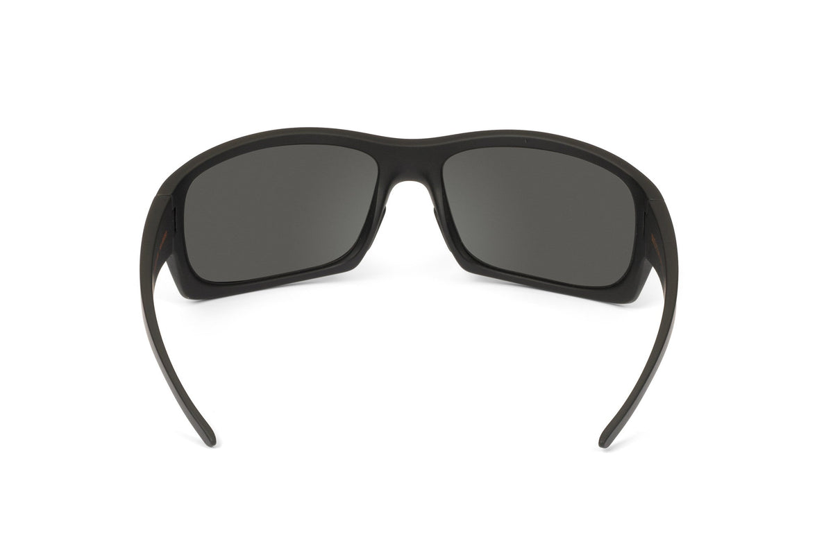 Outlaw Blackout sunglasses by Skeleton Optics, black matte frame with dark gray lenses on Tampa Home & Garden Store