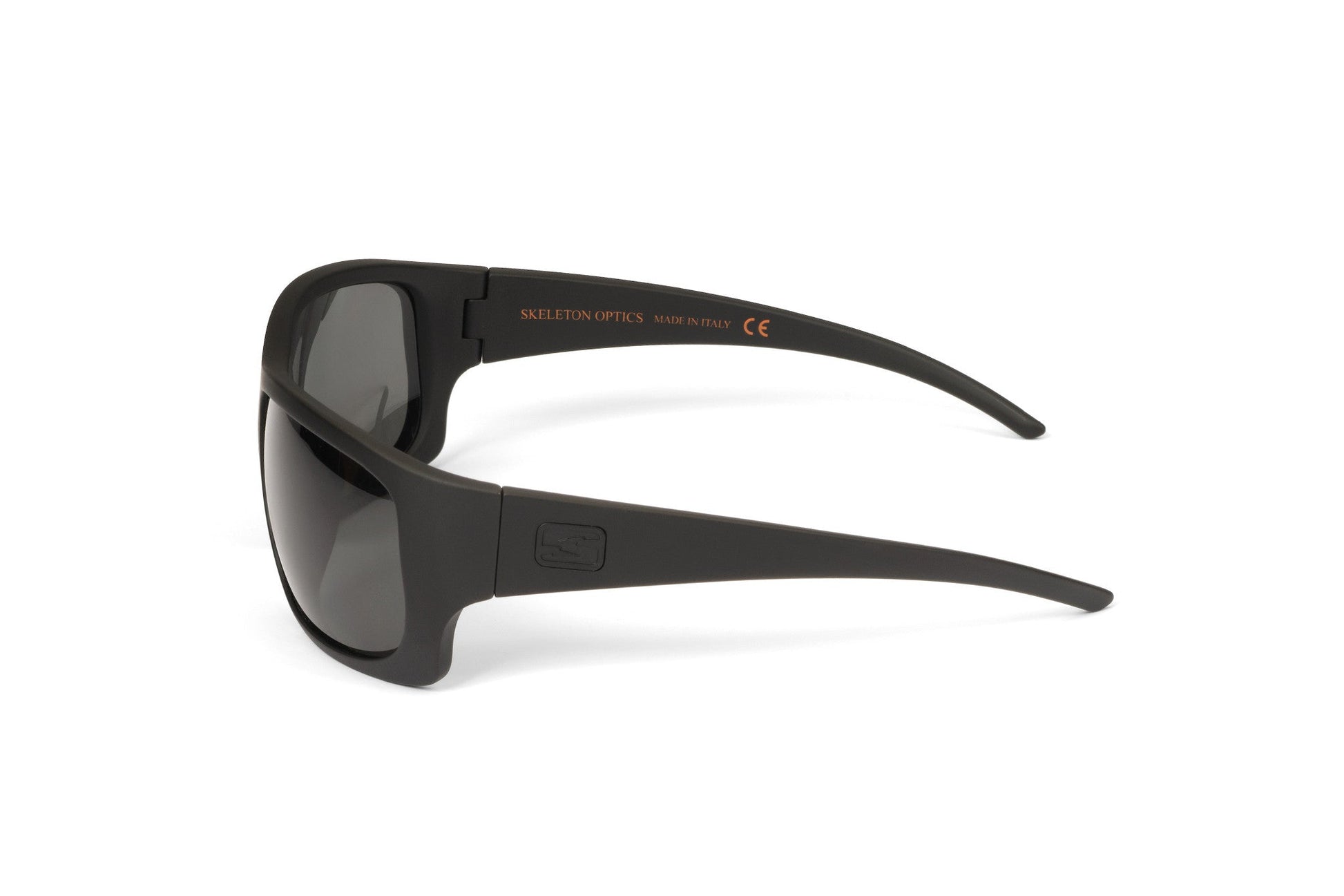 Outlaw Blackout sunglasses by Skeleton Optics with dark lenses and black frame on Tampa Home & Garden Store