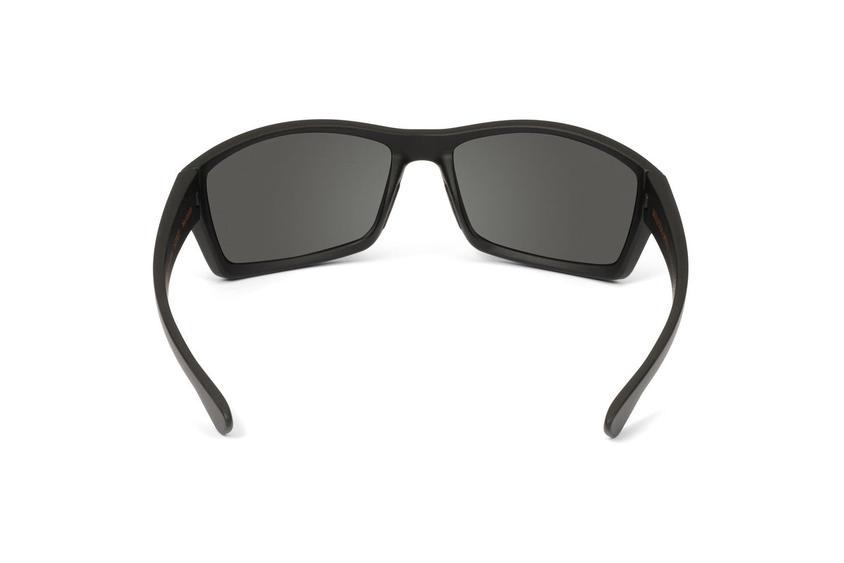 Scout Blackout sunglasses by Skeleton Optics with black matte frame and gray lenses on Tampa Home & Garden Store