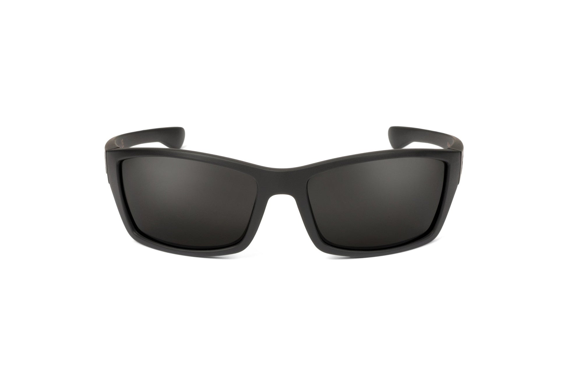 Scout Blackout sunglasses by Skeleton Optics, matte black frame and dark lenses on Tampa Home & Garden Store