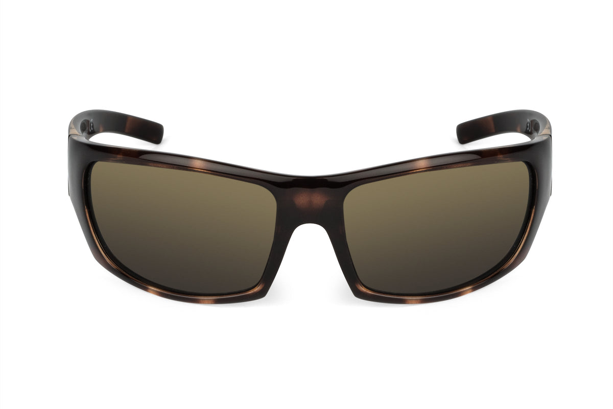Sunglasses Renegade Tortoiseshell by Skeleton Optics with brown gradient lenses on Tampa Home & Garden Store