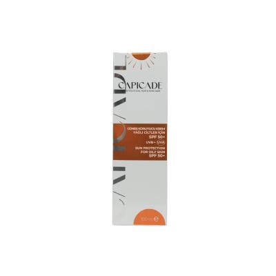 Capicade SPF50+ Sunscreen for Oily Skin box by Beauty Care Bag, broad spectrum, 3.38 fl oz on Tampa Home & Garden Store