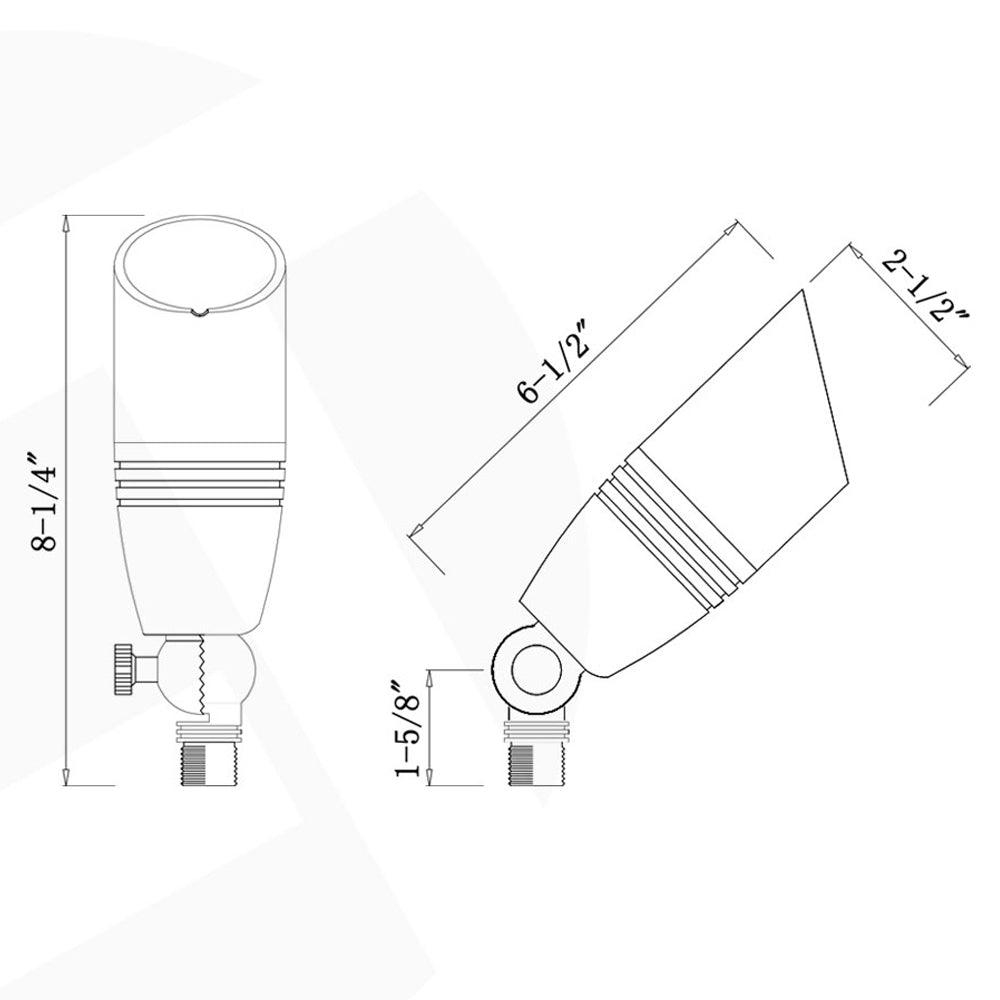 Foco LED para exteriores de bajo voltaje SPB06