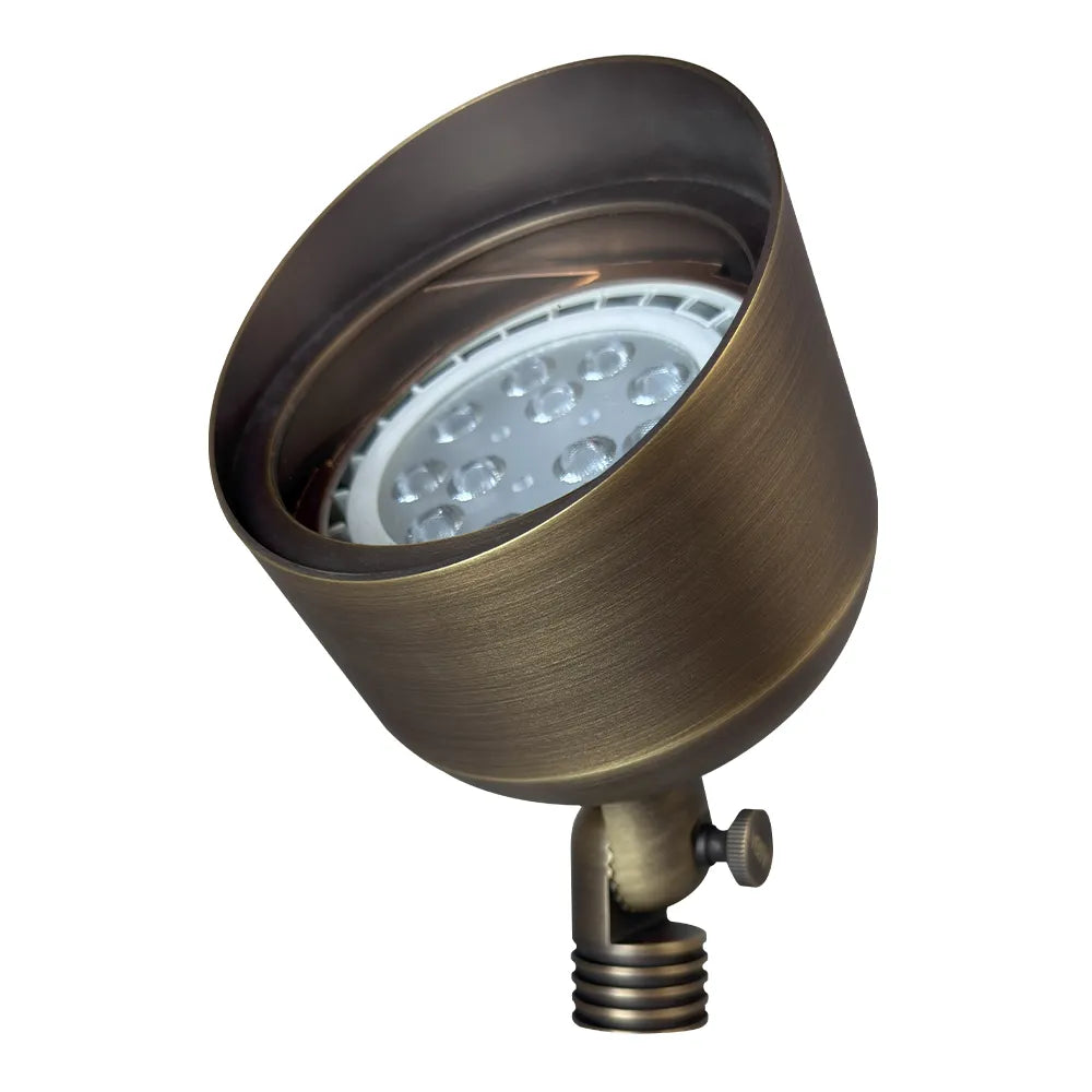 SPB07 Brass PAR36 Outdoor Flood Light Low Voltage LED Landscape Lighting