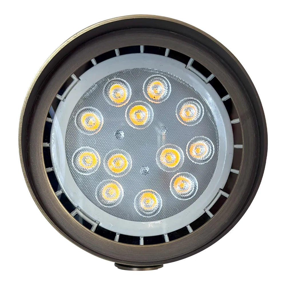 SPB07 Brass PAR36 Outdoor Flood Light Low Voltage LED Landscape Lighting
