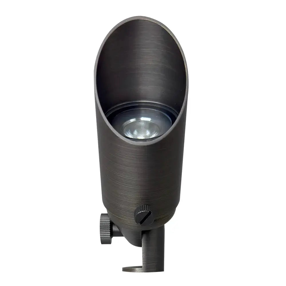 Brass Spot Light 12V 8W Bullet Directional