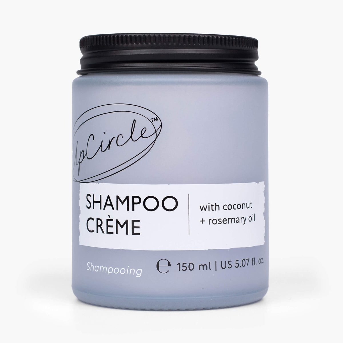 UpCircle Shampoo Crème Jumbo bottle with Pink Berry Extract and lavender bottle on Tampa Home & Garden Store