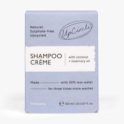 UpCircle Shampoo Crème jumbo with Pink Berry Extract box; natural sulphate-free upcycled design on Tampa Home & Garden Store