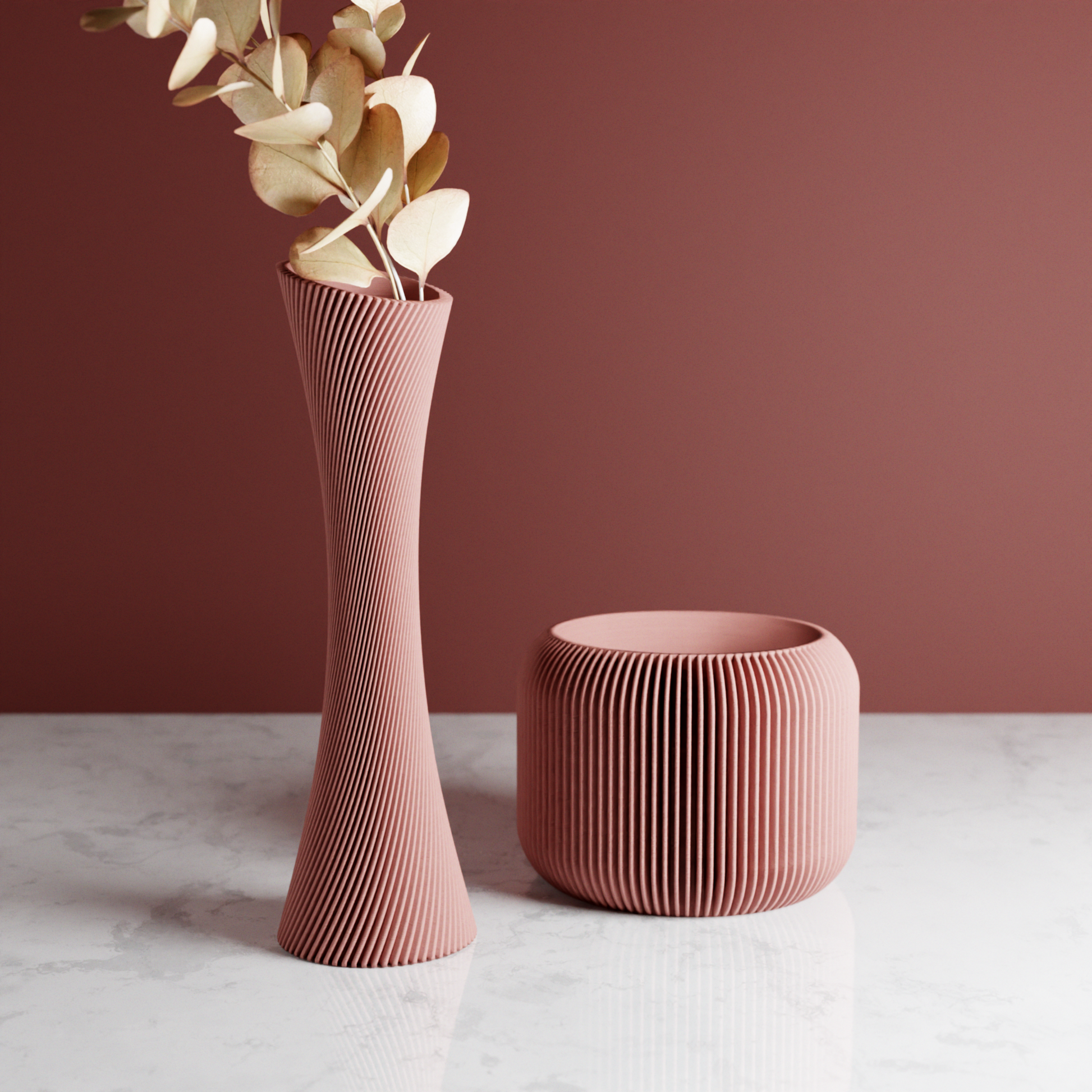 SPIRAL ROSE Vase - Tampa Home & Garden Store