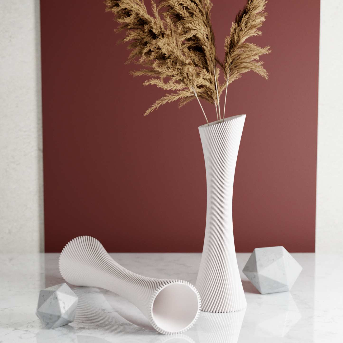 SPIRAL ROSE Vase - Tampa Home & Garden Store