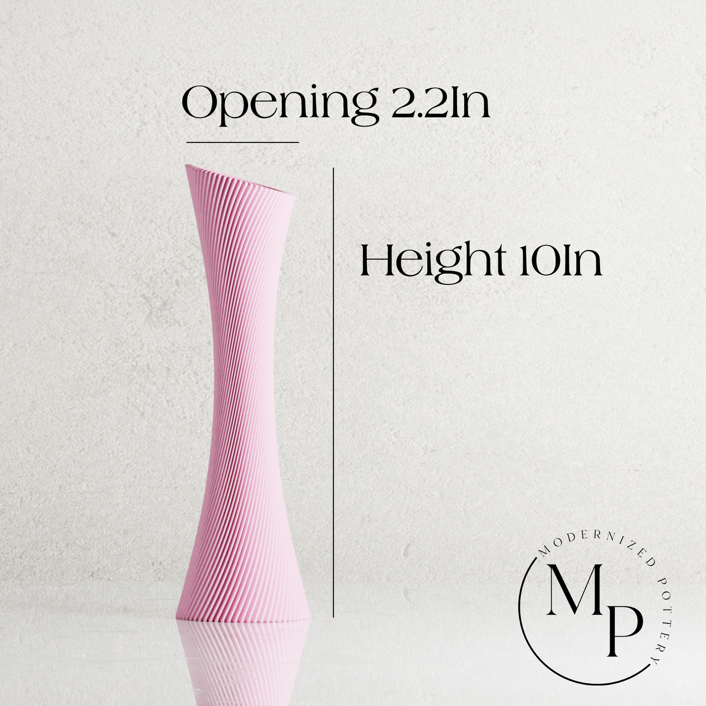 SPIRAL ROSE Vase - Tampa Home & Garden Store