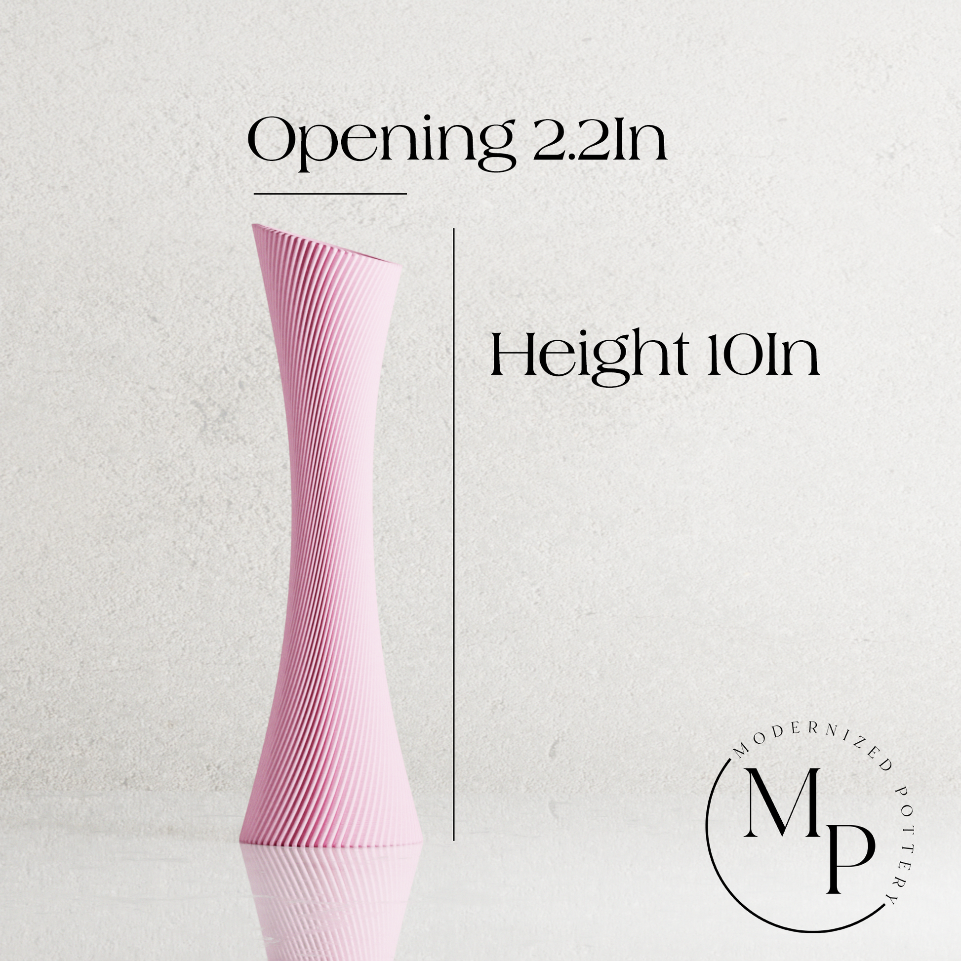 SPIRAL ROSE Vase - Tampa Home & Garden Store