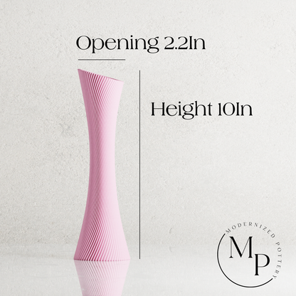 SPIRAL ROSE Vase - Tampa Home & Garden Store