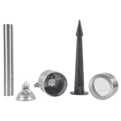 Projecteur LED basse tension en acier inoxydable SPS02, luminaires réglables