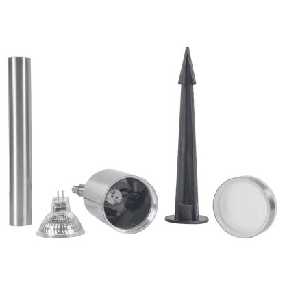 SPS03 LED Stainless Steel Low Voltage Outdoor Spotlight Adjustable Up Lighting Fixtures - Tampa soil911.com