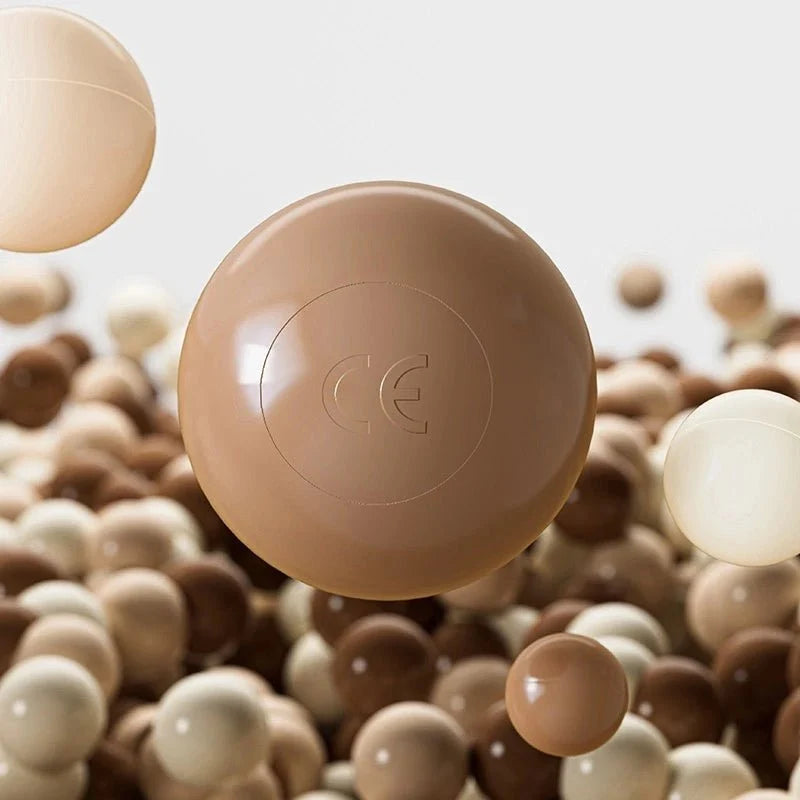 Tiny Land Ocean Ball 200 pcs ball pit balls in assorted browns and beiges on Tampa Home & Garden Store