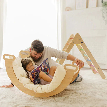 Tiny Land Thick Padded Play Cushion play mat with curved frame and padding arch not included on Tampa Home & Garden Store