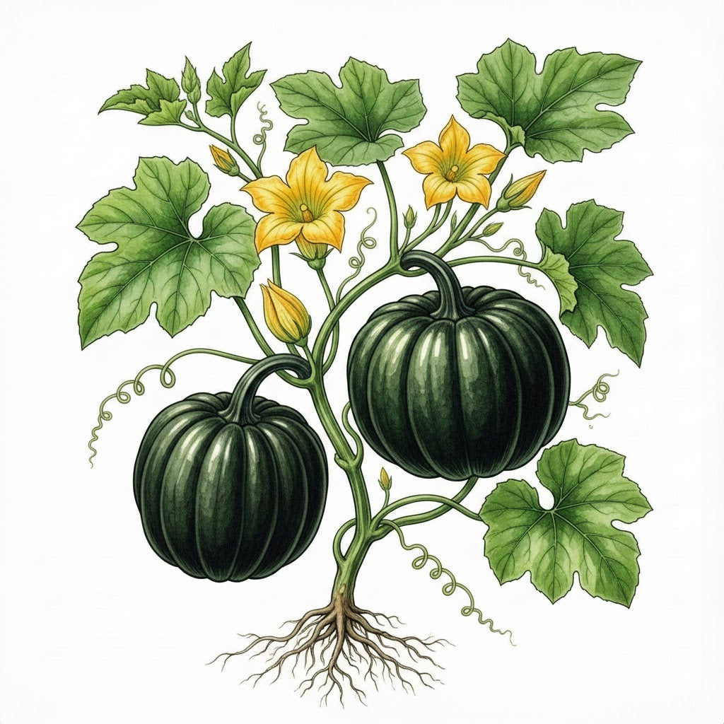 SQUASH (Acorn) Seeds, Table Queen - Tampa Home & Garden Store