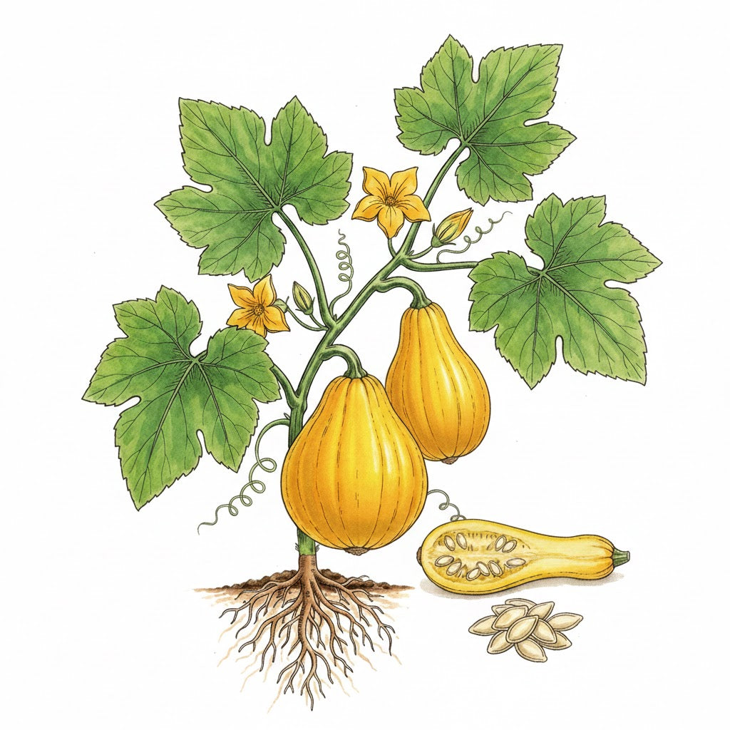 SQUASH Seeds, Saffron - Tampa Home & Garden Store