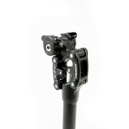 Bicycle Suspension Seatpost With A Spring