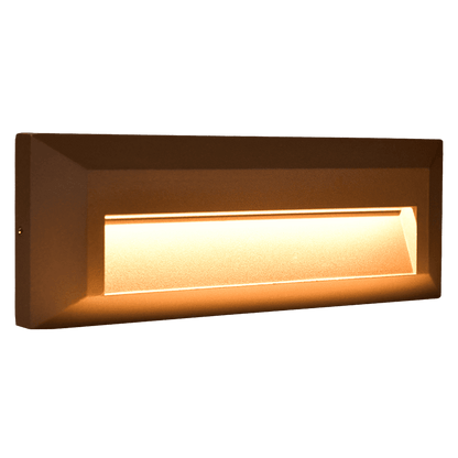 STA04 8W Low Voltage Cast Aluminum Rectangular Surface Mount LED Step or Deck Light