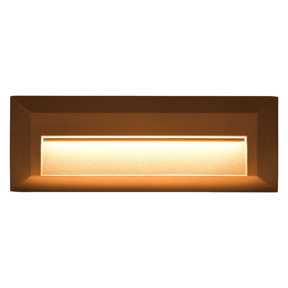 STA04 8W Low Voltage Cast Aluminum Rectangular Surface Mount LED Step or Deck Light