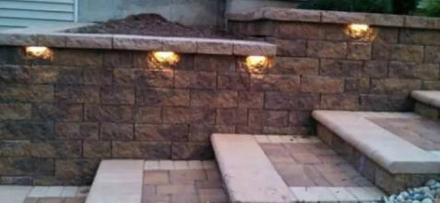 STA04 8W Low Voltage Cast Aluminum Rectangular Surface Mount LED Step or Deck Light