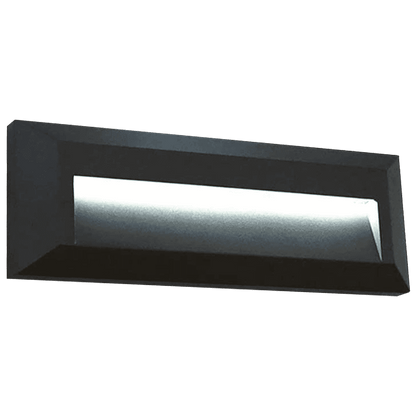 STA04 8W Lampe de marche ou de terrasse rectangulaire à montage en surface en fonte d'aluminium basse tension