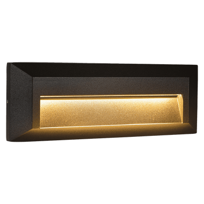 STA04 8W Lampe de marche ou de terrasse rectangulaire à montage en surface en fonte d'aluminium basse tension