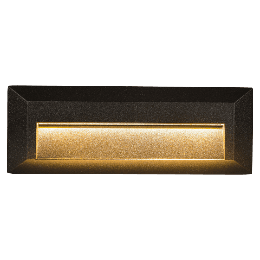 Luz LED rectangular para escalones o cubiertas de aluminio fundido de bajo voltaje STA04 de 8 W para montaje en superficie